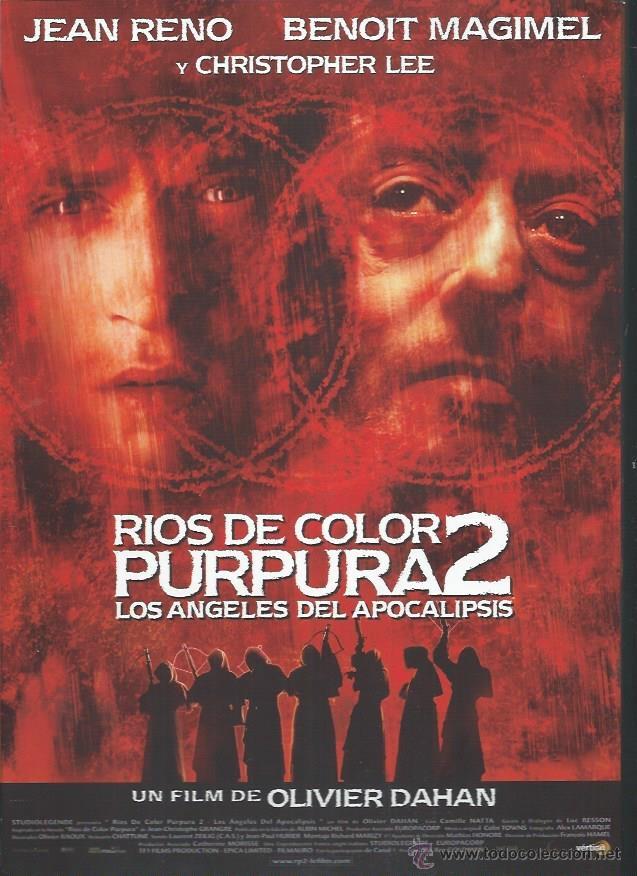 Kino: GU&Iacute;A PUBLICITARIA DE LA PEL&Iacute;CULA RIOS DE COLOR P&Uacute;RPURA 2, ORIGINAL, 30 POR 20CM