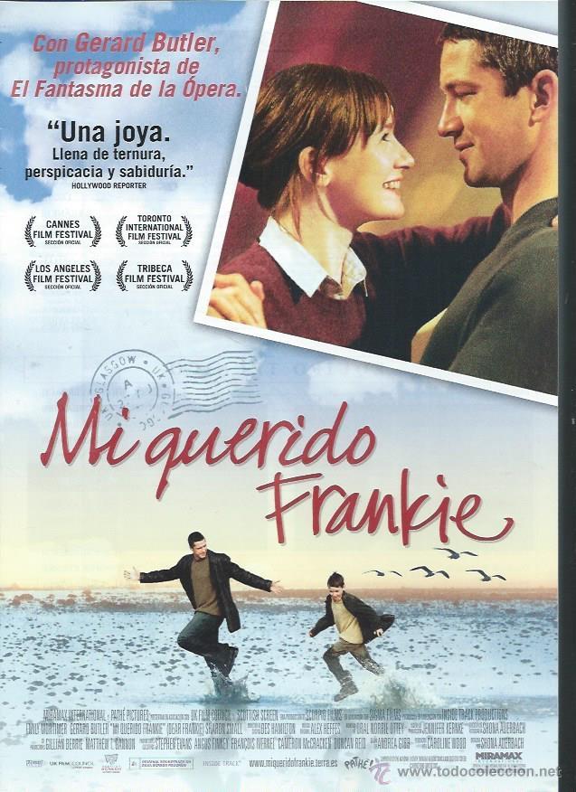 Kino: GU&Iacute;A PUBLICITARIA DE LA PEL&Iacute;CULA MI QUERIDO FRANKIE, ORIGINAL, 30 POR 20CM