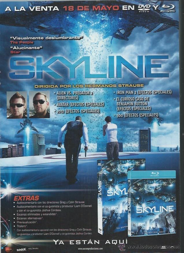 Kino: GU&Iacute;A PUBLICITARIA DE LA PEL&Iacute;CULA SKYLINE, 30 POR 20CM, PAPEL REVISTA