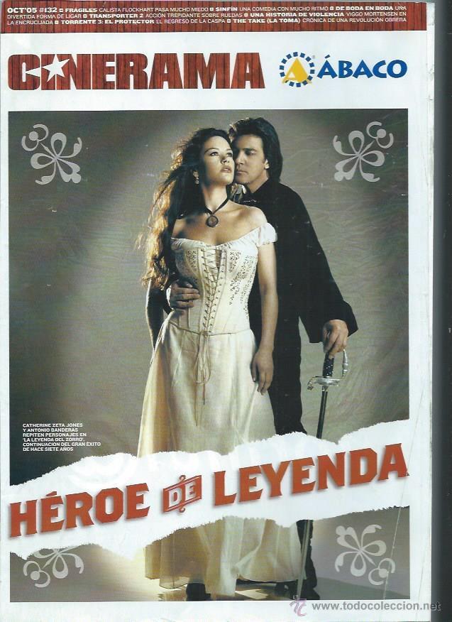 Cinema: GU&Iacute;A PUBLICITARIA DE LA PEL&Iacute;CULA EL ZORRO, H&Eacute;ROE DE LEYENDA, 30 POR 20CM, PAPEL REVISTA