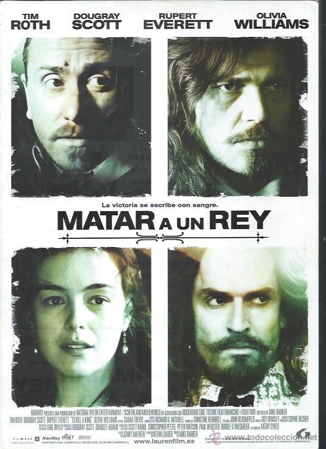 Kino: GU&Iacute;A PUBLICITARIA DE LA PEL&Iacute;CULA MATAR A UN REY, ORIGINAL, 30 POR 20CM