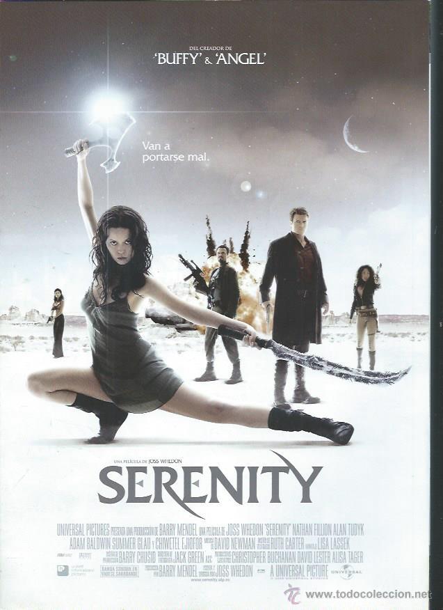 Kino: GU&Iacute;A PUBLICITARIA DE LA PEL&Iacute;CULA SERENITY, ORIGINAL, 30 POR 20CM