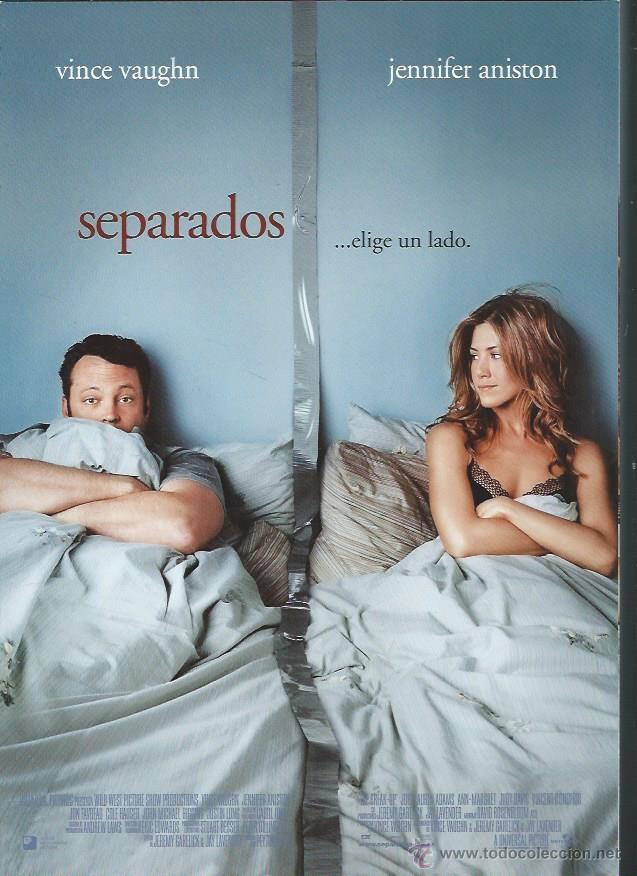Kino: GU&Iacute;A PUBLICITARIA DE LA PEL&Iacute;CULA SEPARDOS...ELIGE UN LADO, ORIGINAL, 30 POR 20CM