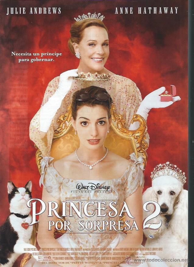 Cin&eacute;ma: GU&Iacute;A PUBLICITARIA DE LA PEL&Iacute;CULA PRINCESA POR SORPRESA, ORIGINAL, 30 POR 20CM
