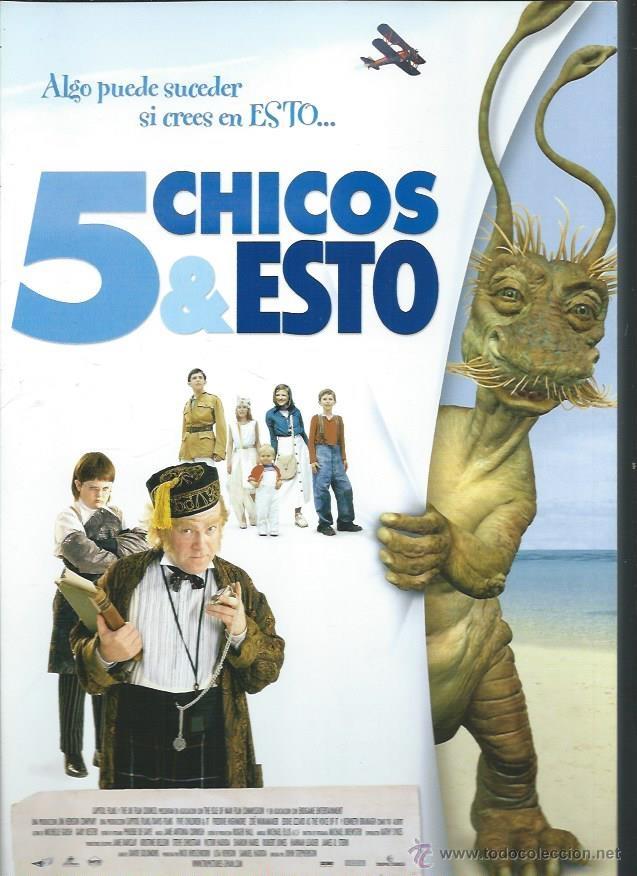 Cin&eacute;ma: GU&Iacute;A PUBLICITARIA DE LA PEL&Iacute;CULA 5 CHICOS Y ESTO, ORIGINAL, 30 POR 20CM