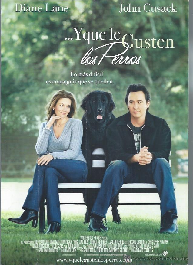 Cinema: GU&Iacute;A PUBLICITARIA DE LA PEL&Iacute;CULA Y QUE LE GUSTENLOS PERROS, ORIGINAL, 20 POR 30CM