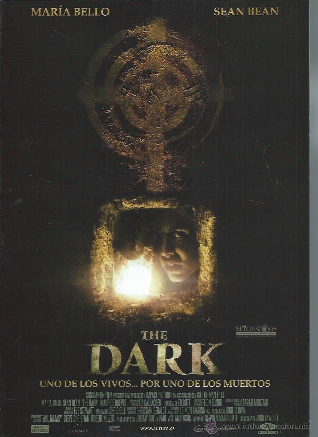 Cinema: GU&Iacute;A PUBLICITARIA DE LA PEL&Iacute;CULA THE DARK, ORIGINAL, 20 POR 30CM