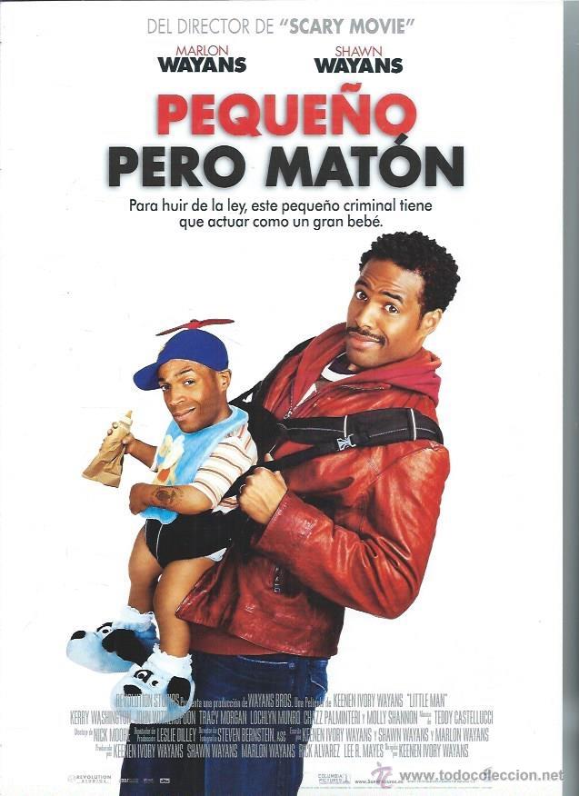 Kino: GU&Iacute;A PUBLICITARIA DE LA PEL&Iacute;CULA PEQUE&Ntilde;O PERO MAT&Oacute;N, ORIGINAL, 20 POR 30CM