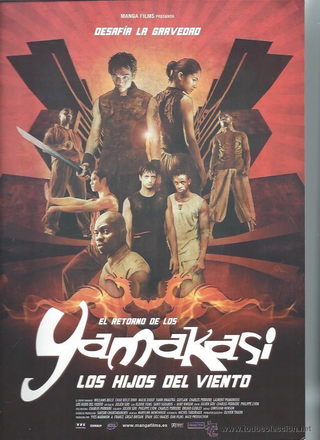 Cin&eacute;ma: GU&Iacute;A PUBLICITARIA DE LA PEL&Iacute;CULA EL RETORNO DE LOS YAMAKSI LOS HIJOS DEL VIENTO,ORIGINAL,20 POR 30CM
