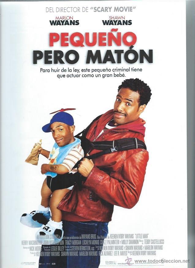 Cin&eacute;ma: GU&Iacute;A PUBLICITARIA DE LA PEL&Iacute;CULA PEQUE&Ntilde;O PERO MAT&Oacute;N, ORIGINAL, 20 POR 30CM
