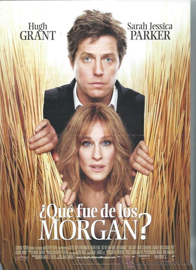 Cin&eacute;ma: GU&Iacute;A PUBLICITARIA DE LA PEL&Iacute;CULA QU&Eacute; FUE DE LOS MORGAN, ORIGINAL, 20 POR 30CM