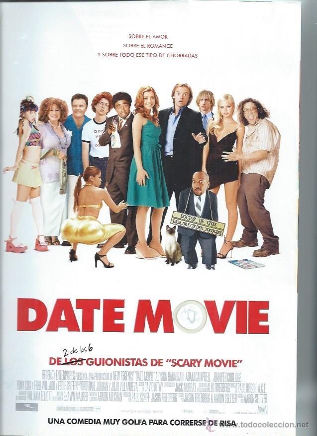 Cin&eacute;ma: GU&Iacute;A PUBLICITARIA DE LA PEL&Iacute;CULA DATE MOVIE, ORIGINAL, 20 POR 30CM