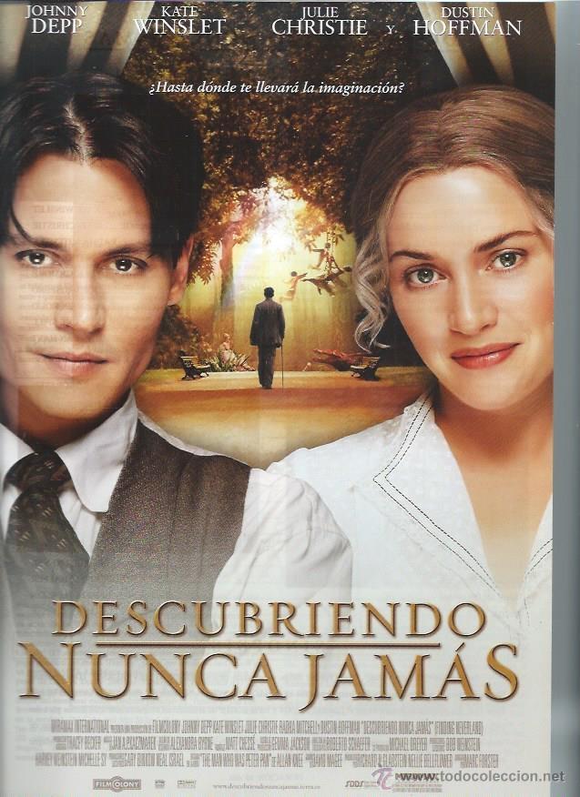 Cin&eacute;ma: GU&Iacute;A PUBLICITARIA DE LA PEL&Iacute;CULA DESCUBRIENDO NUNCA JAM&Aacute;S, ORIGINAL, 20 POR 30CM