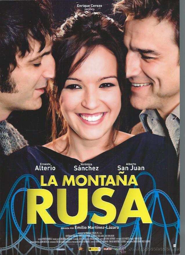Cin&eacute;ma: GU&Iacute;A PUBLICITARIA DE LA PEL&Iacute;CULA LA MONTA&Ntilde;A RUSA, ORIGINAL, 30 POR 20CM