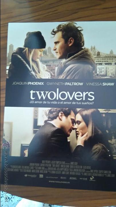 Cinema: TWOLOVERS &iquest;EL AMOR DE TU VIDA O EL AMOR DE TUS SUE&Ntilde;OS?. ORIGINAL GUIA PUBLICITARIA O DE PRENSA. A4