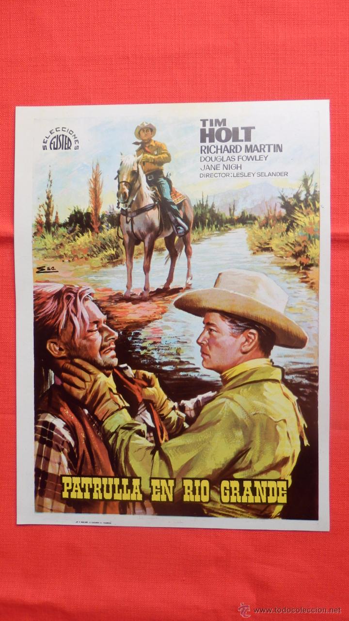 Cin&eacute;ma: patrulla en rio grande, guia sencilla, tim holt richard martin