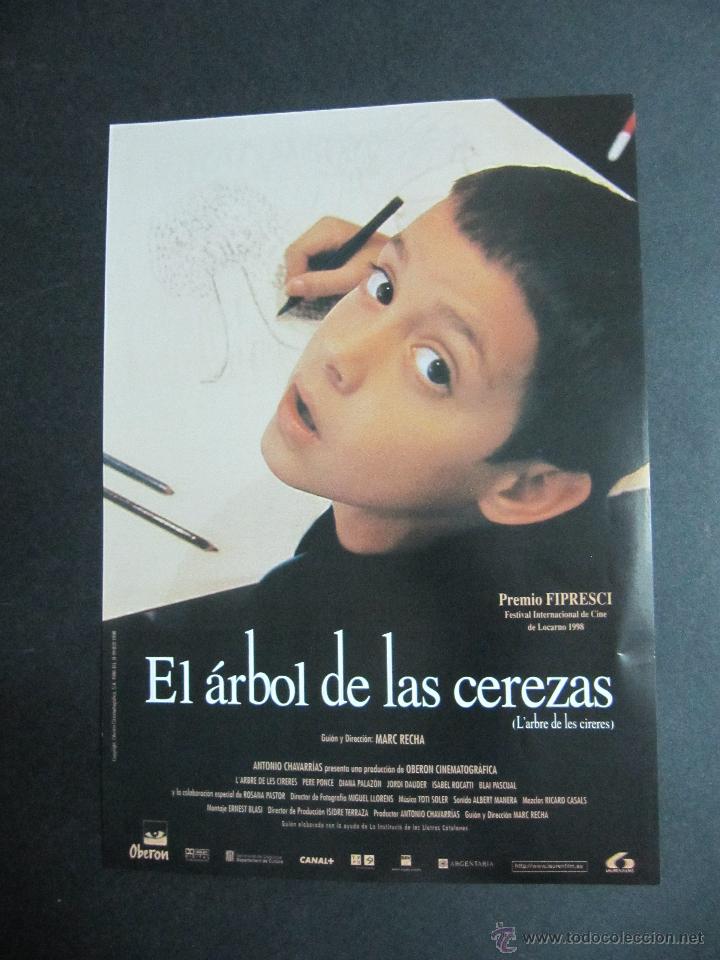 Cine: el arbol de las cerezas. guia publicitaria.
