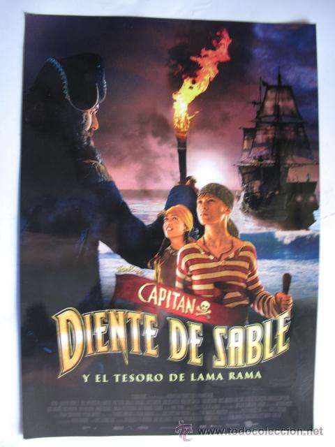 Cine: AX484 CAPITAN DIENTE DE SABLE Y EL TESORO DE LA RAM 10GUIAS X 25&euro; o 100GUIAS X 130&euro; ENVIOS INCLUIDOS