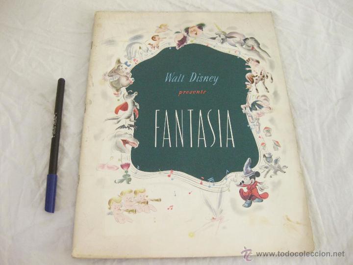 Kino: GUIA PUBLICITARIA DE LA PELICULA FANTASIA DE WALT DISNEY. WALT DISNEY PRESENTS FANTASIA