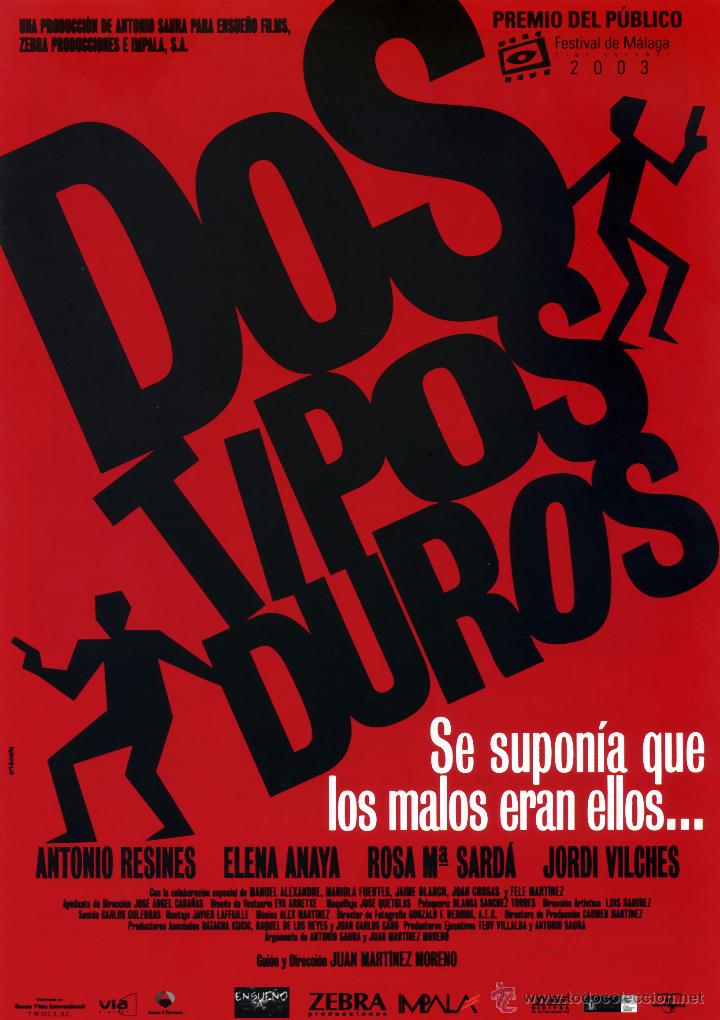 Cine: DOS TIPOS DUROS (GUIA ORIGINAL 4 PAGINAS CON FOTOS DEL ESTRENO EN ESPA&Ntilde;A) ANTONIO RESINES
