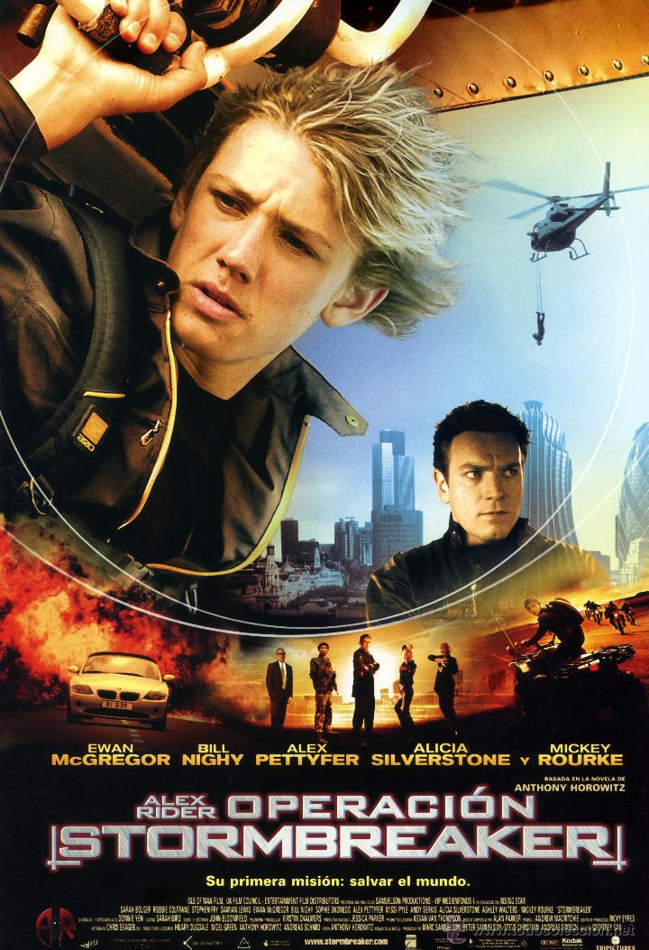 Cine: ALEX RIDER OPERACION STORMBREAKER (GUIA ORIGINAL DE LUJO 8 PAGINAS CON FOTOS DEL ESTRENO EN ESPA&Ntilde;A)