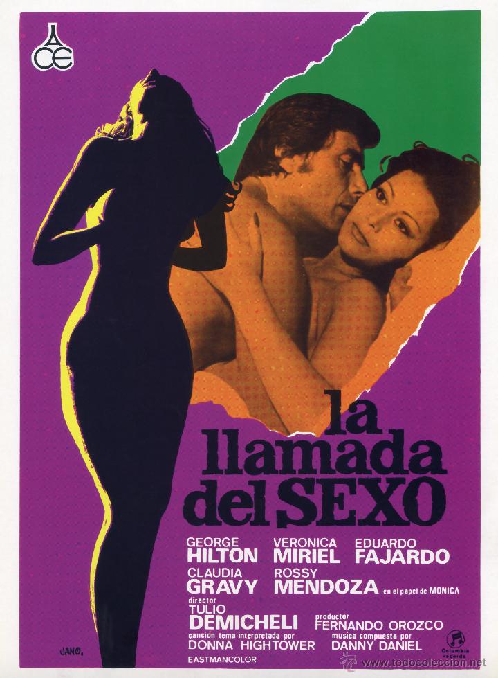 Cinema: LA LLAMADA DEL SEXO (GUIA ORIGINAL 4 PAGINAS DE SU ESTRENO EN ESPA&Ntilde;A CON FOTOS) GEORGE HILTON