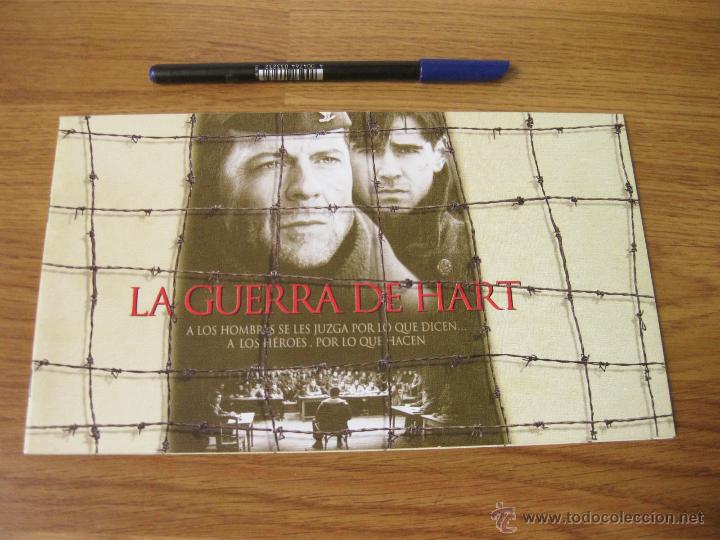 Kino: GUIA PUBLICITARIA DE LA PELICULA LA GUERRA DE HART