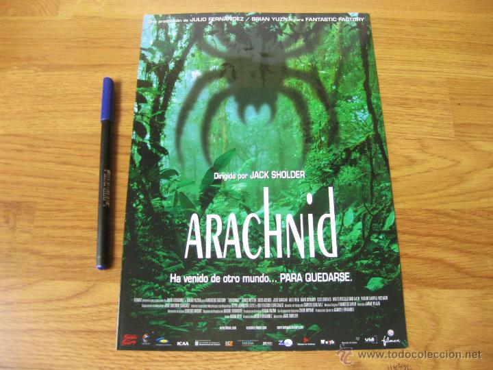 Kino: GUIA PUBLICITARIA DE LA PELICULA ARACHNID - ARACNIC