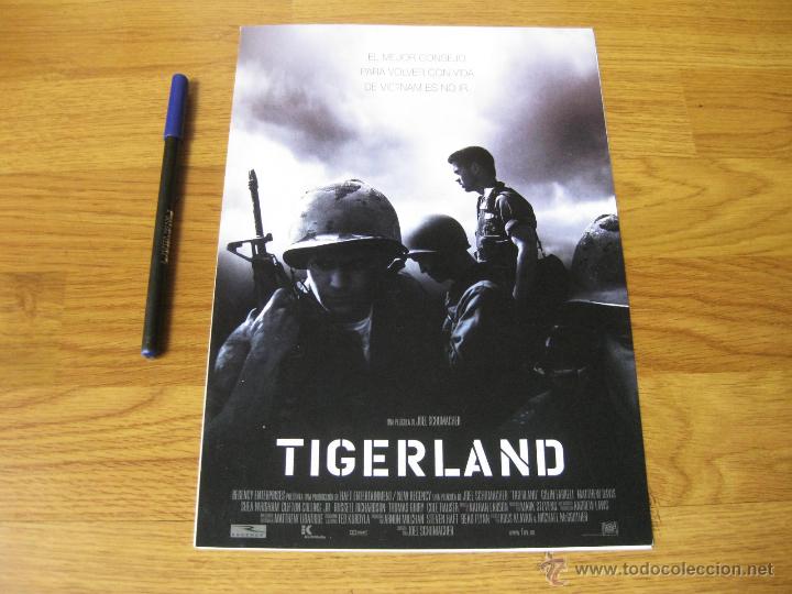 Cinema: GUIA PUBLICITARIA DE LA PELICULA TIGERLAND