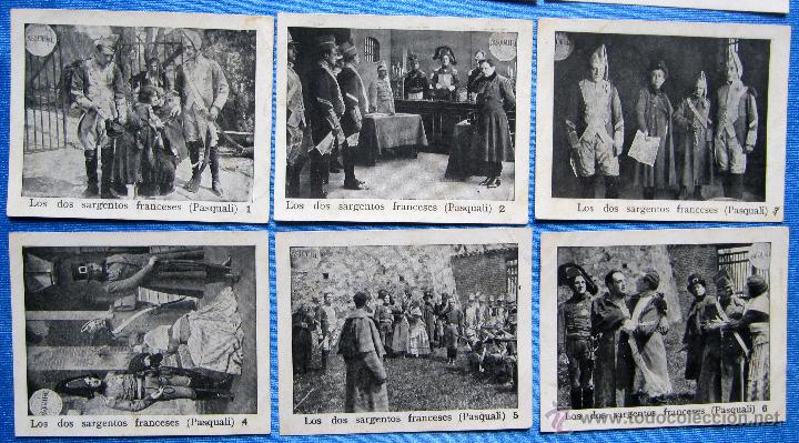 Cine: TIKET FILM. LOS DOS SARGENTOS FRANCESES, PASQUALI, 1913. RECLAM FILMS.