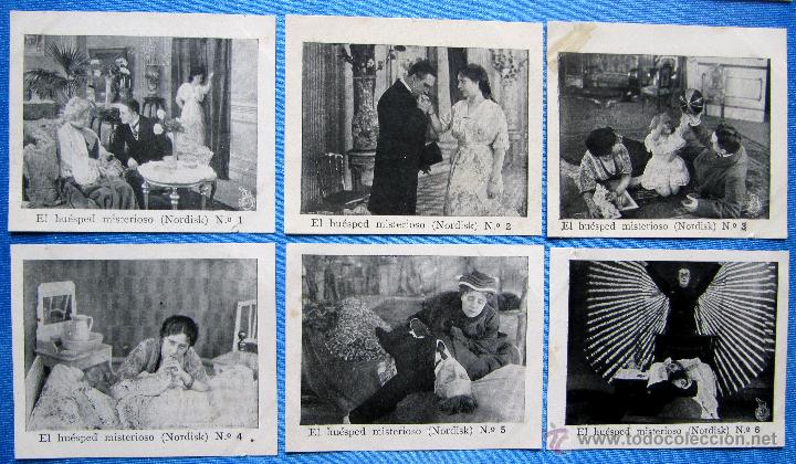 Cine: TIKET FILM. EL HUESPED MISTERIOSO. NORDISK, 1914. RECLAM FILMS.