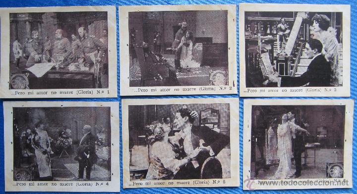 Cine: TIKET FILM. ...PERO MI AMOR NO MUERE. GLORIA, 1913. RECLAM FILMS.
