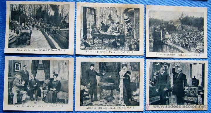 Cine: TIKET FILM. AMOR DE PR&Iacute;NCIPE. PATH&Eacute; FR&Egrave;RES, 1913. RECLAM FILMS.