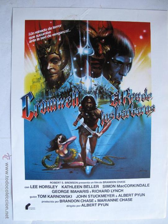Cine: AX995 CRONWELL EL REY DE LOS BARBAROS 10 GUIS 25&euro; O 100 GUIAS 125&euro; ENVIO INCLUIDOS
