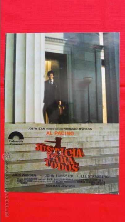 Cine: justicia para todos, Al Pacino el sherif y el peque&ntilde;o extraterrestre lamina filmayer doble cara 1980