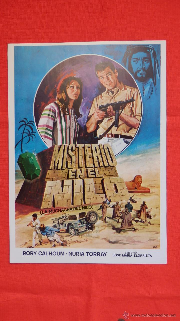 Cine: Misterio en el nilo, guia sencilla excte. estado, rory calhoum nuria torray, portada jano