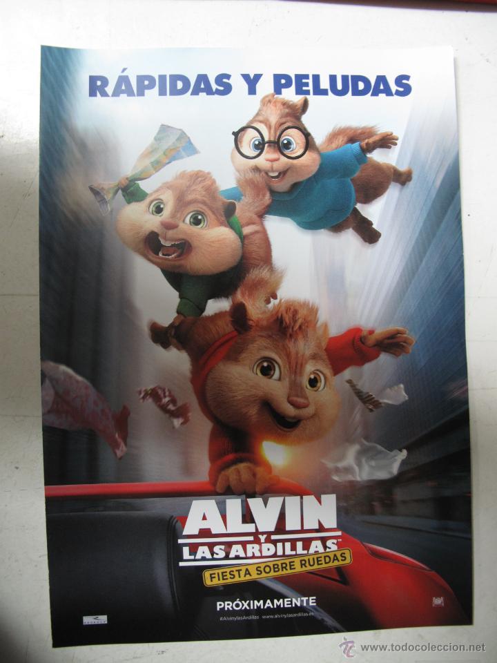 Cinema: AX1214 ALVIN Y LAS ARDILLAS 10 GUIS 25&euro; O 100 GUIAS 125&euro; ENVIO INCLUIDOS