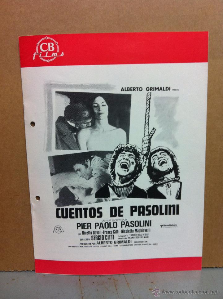 Cine: 2G86 CUENTOS DE PASOLINI - Foto 1