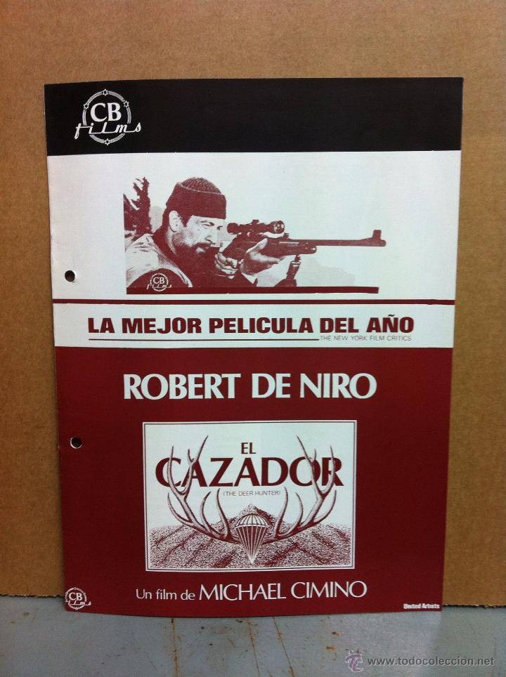 Cine: 2G89 GUIA EL CAZADOR .- ROBERT DE NIRO