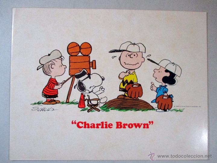 Cine: CHARLIE BROWN , PEANUTS , SCHULZ , SNOOPY , CARLITOS , 1969 , GUIA PUBLICITARIA CINE -S5