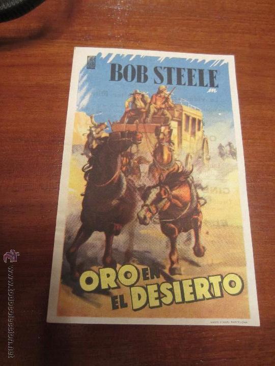 Cine: ORO EN EL DESIERTO. Solig&oacute; (film oeste)