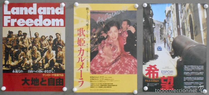 Cinema: G6353 GUERRA CIVIL ESPA&Ntilde;OLA COLECCION 3 GUIAS ORIGINALES JAPON ESPOIR AY CARMELA TIERRA Y LIBERTAD