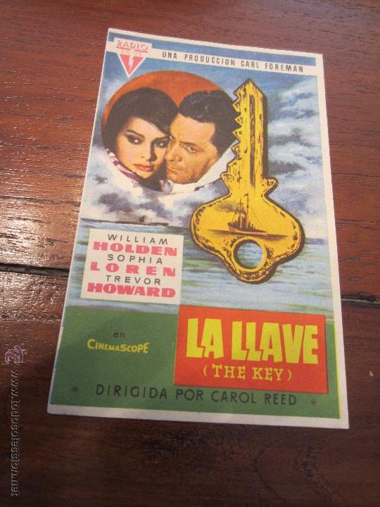 Cine: LA LLAVE SOFIA LOREN WILLIAM HOLDEN