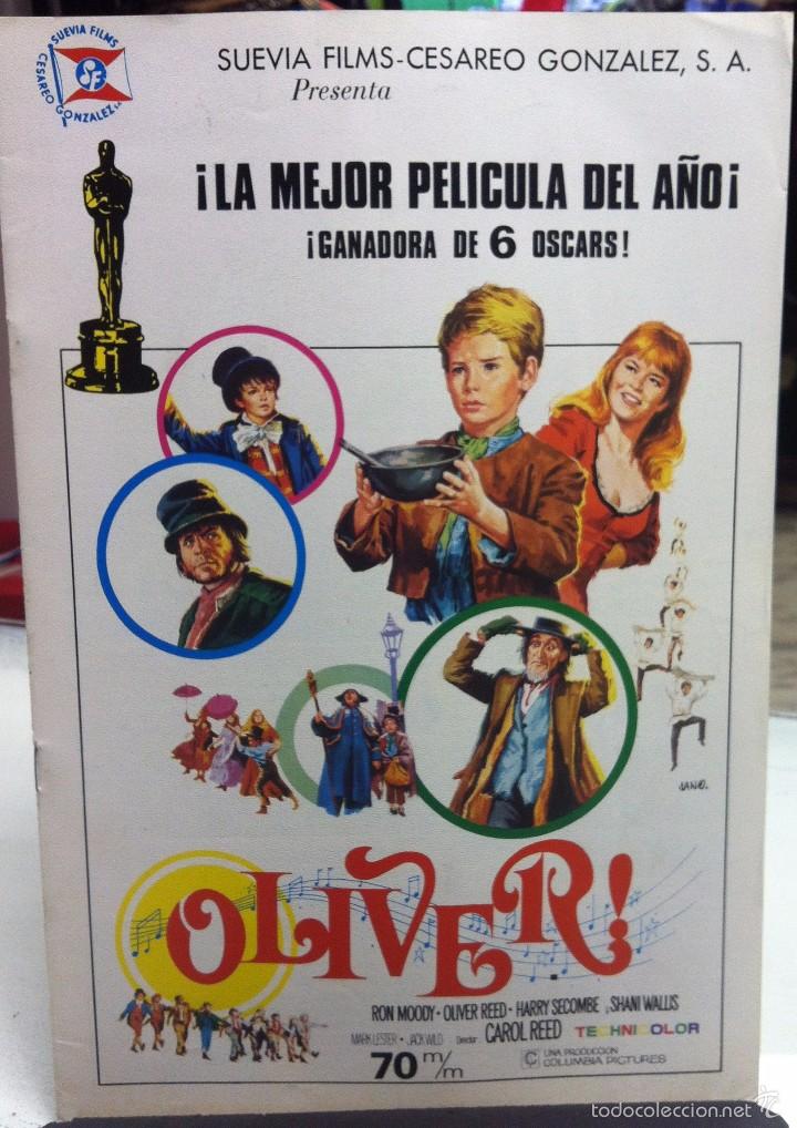 Cinema: 3G54 &Oacute;LIVER, GU&Iacute;A DOBLE, RON MOODY OLIVER REED HARRY SECOMBRE