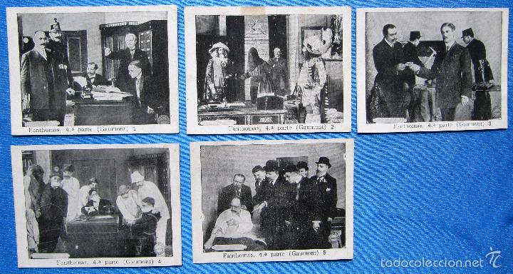 Cine: TIKET FILM. FANTHOMAS 4&ordf; PARTE. CON REN&Eacute; NAVARRE. GAUMONT, 1913. RECLAM FILMS. CHOCOLATES AMATLLER.