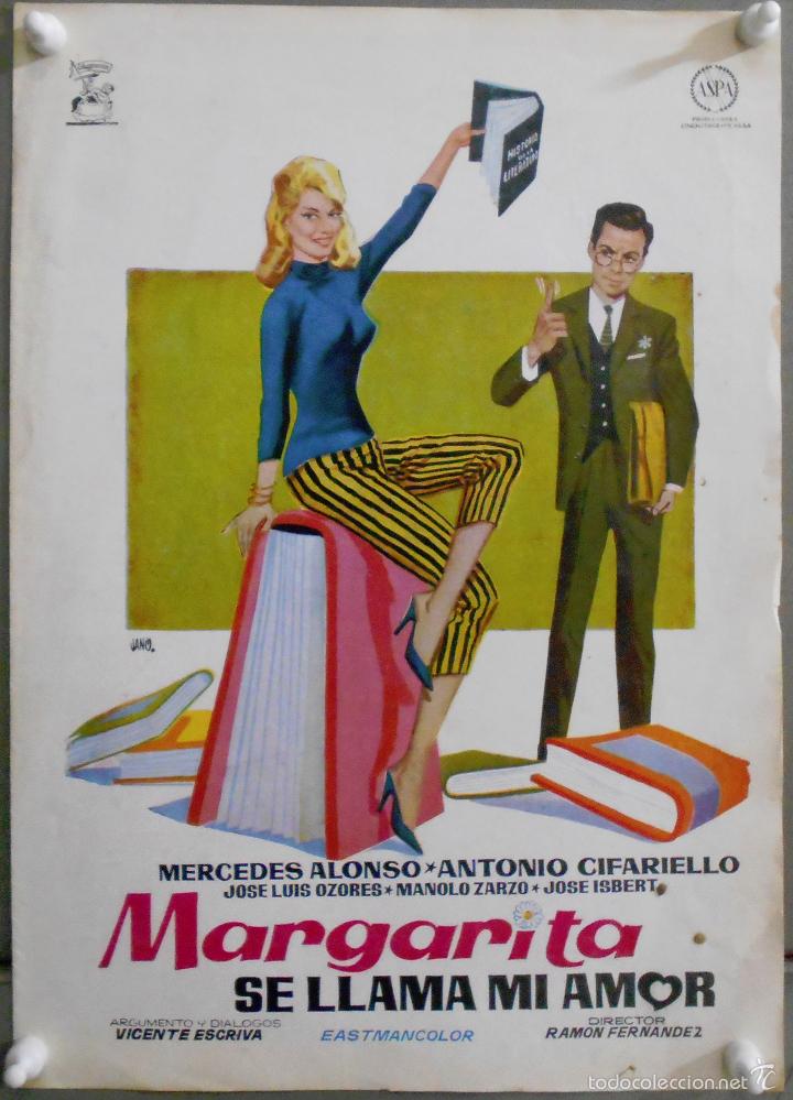Kino: G6600 MARGARITA SE LLAMA MI AMOR MERCEDES ALONSO J L OZORES LA TUNA GUIA ORIGINAL CHAMARTIN ESTRENO