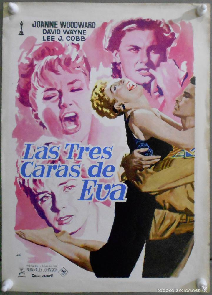 Cinema: G6601 LAS TRES CARAS DE EVA JOANNE WOODWARD GUIA ORIGINAL CHAMARTIN ESTRENO