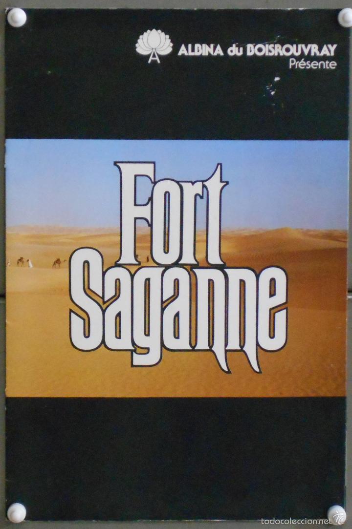 Cine: G6669 FORT SAGANNE GERARD DEPARDIEU CATHERINE DENEUVE BRONSTON LEGION EXTRANJERA GUIA ORIG FRANCESA