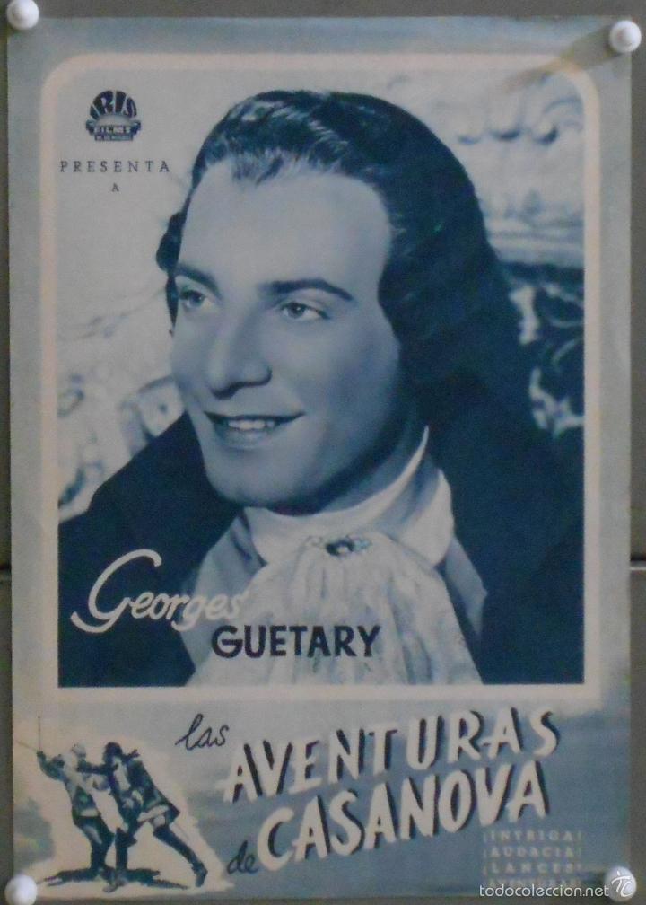 Cinema: G6675 LAS AVENTURAS DE CASANOVA GEORGES GUETARY GUIA ORIGINAL IRIS FILMS ESTRENO
