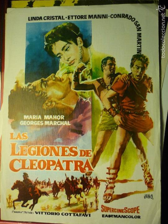 Cine: GUIA LAS LEGONES DE CLEOPATRA- LINDA CRISTAL